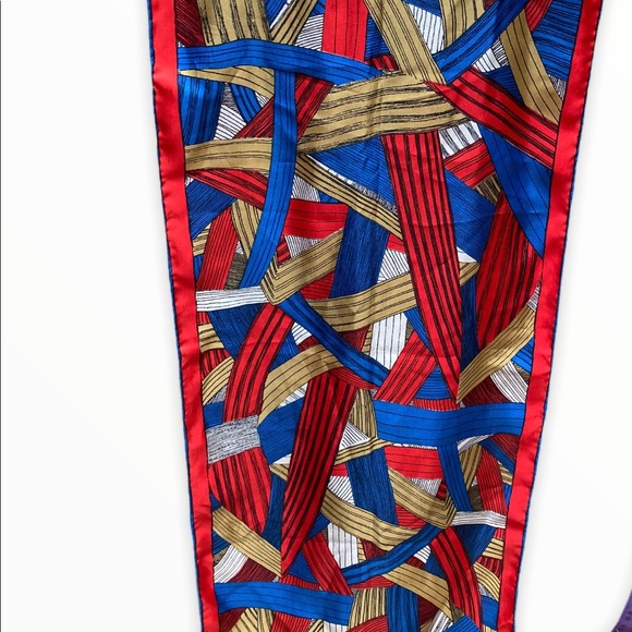 Vintage 1970's Vera Hand Rolled Silk Scarf Japan